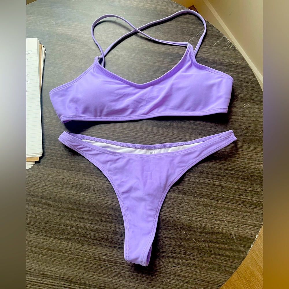 Purple bikini